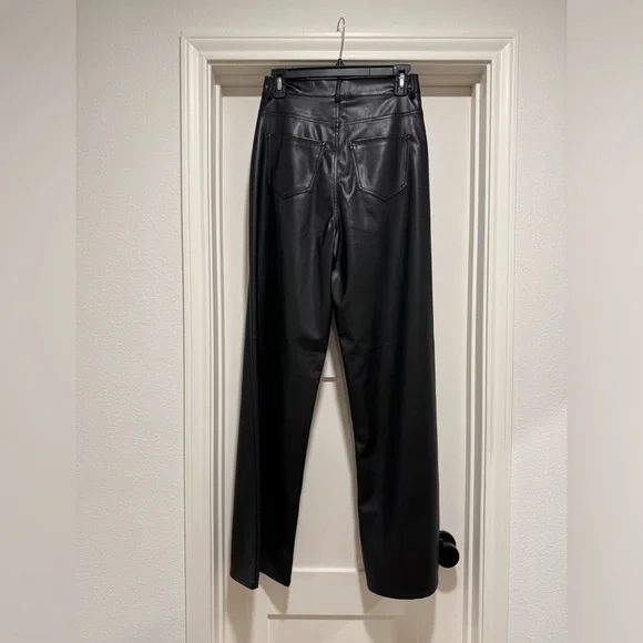 Vestique Black Leather Pants -27 - Picture 5 of 5
